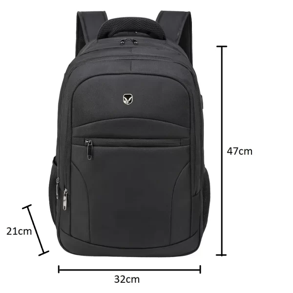 Mochila Notebook Executiva Anti Furto com Cadeado e USB - Imagem 4