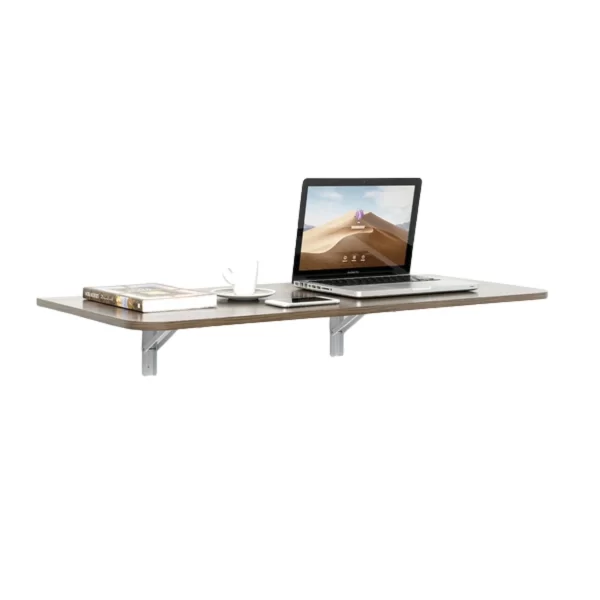 Mesa Suspensa Dobrável De Parede Castanho Mdp 100X41Cm