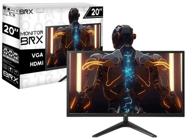 Monitor 20" LED 75Hz 5ms BRX Office Widescreen HDMI e VGA - Imagem 5