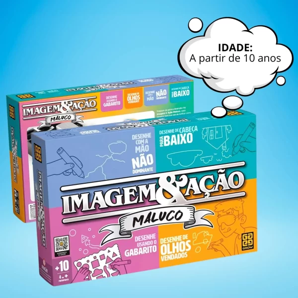 Jogo de Tabuleiro Imagem & Ação Maluco Grow - 04694 - Imagem 4