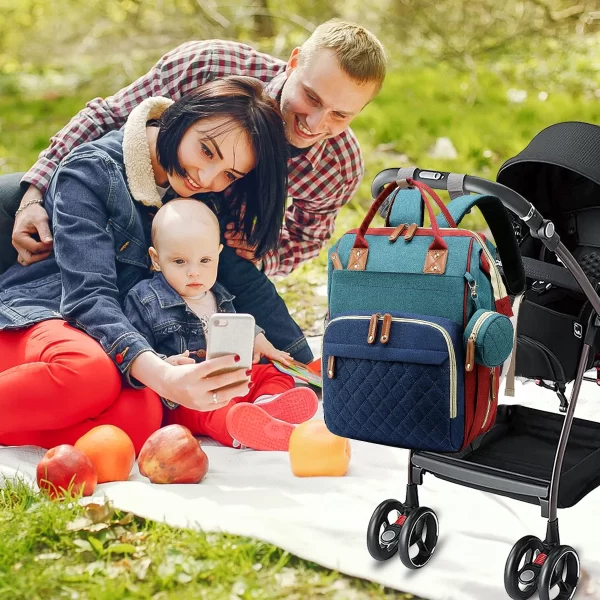 Saco De Maternidade Impermeável, Mochila Bolsa Material - Imagem 3