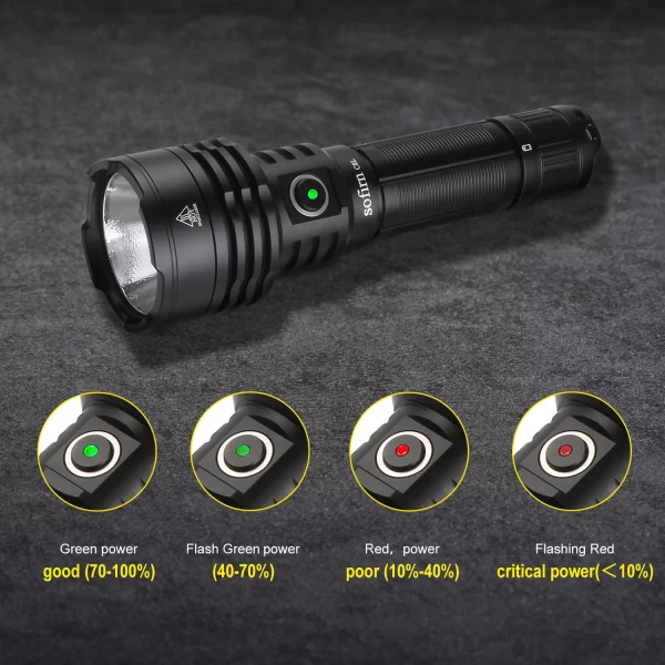 Sofirn c8l 21700 3100lm lanterna poderosa tática USB-C recarregável xhp50d hi led tocha edc lanterna de caça ao ar livre - Imagem 3