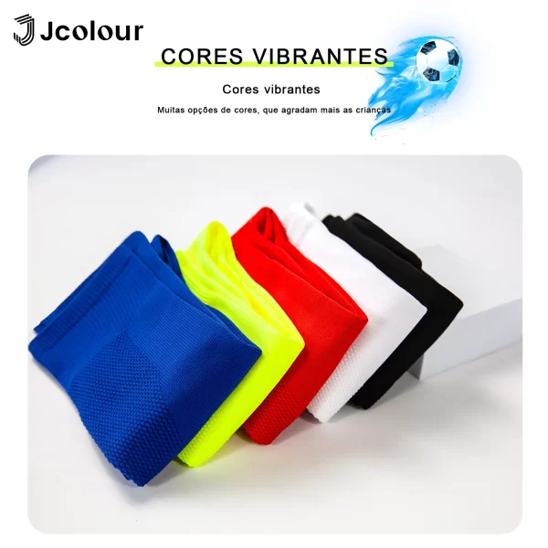 Frete grátis Kit 3 Meião Futebol esportes Profissional Original Meias de comprimindo ao ar livre correndo Tubo longo para Jovens - Imagem 3