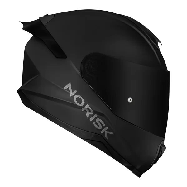 Capacete Norisk Razor Solid Edition Fosco + Viseira Fumê + Spoiler - Imagem 2