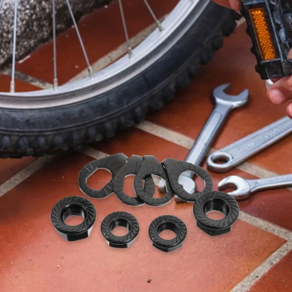 Kit de Arruelas e Porcas de Fixação para Bicicletas - Imagem 6