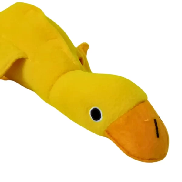 Brinquedo Pet Pelúcia Interativo Pato Mordedor Apito - Imagem 6