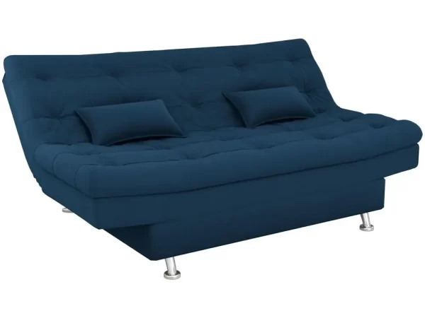 Sofá-cama 3 Lugares Casal Reclinável Veludo Matrix Salomé - Imagem 2