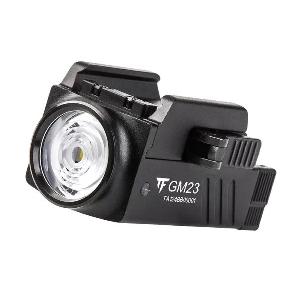 [Em estoque] TrustFire GM23 Lanterna LED tática compacta poderosa GL0ck luz montada em trilho de liberação rápida tocha recarregável USB - Imagem 3