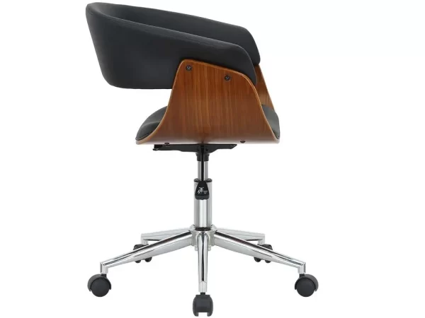 Cadeira de Escritório Executiva Giratória Preta DSG-002 Otello - Imagem 3