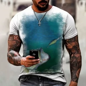 Camiseta Pescaria Mar Peixe Isca 02