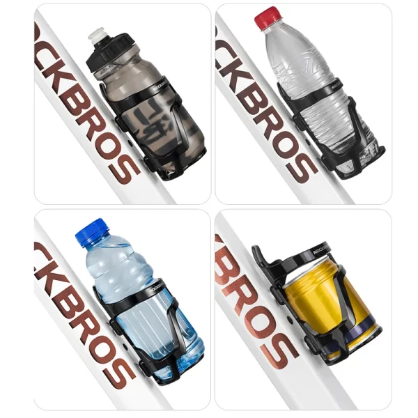 Rockbros gaiola de garrafa de bicicleta pc gaiolas de garrafa de bicicleta ultraleve suporte de suporte de garrafa de ciclismo acessórios de bicicleta mtb portátil - Imagem 4