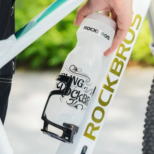 Rockbros gaiola de garrafa de bicicleta pc gaiolas de garrafa de bicicleta ultraleve suporte de suporte de garrafa de ciclismo acessórios de bicicleta mtb portátil - Imagem 5