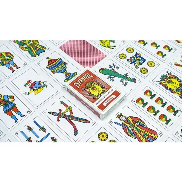 Baralho Espanhol Couchê 50 Cartas Profissional Display com 12 - Imagem 3