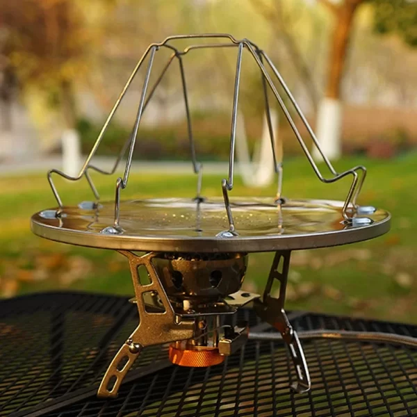Simples portátil de aço inoxidável torradas rack de acampamento ao ar livre torradeira dobrável portátil grill multi-purpose fogão grill alta qualidade - Imagem 4
