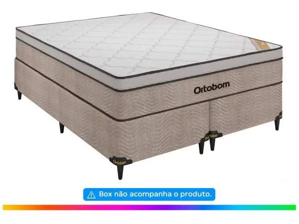 Colchão Queen Ortobom de Molas Ensacadas 30x158x198cm New Ortotech - Imagem 6