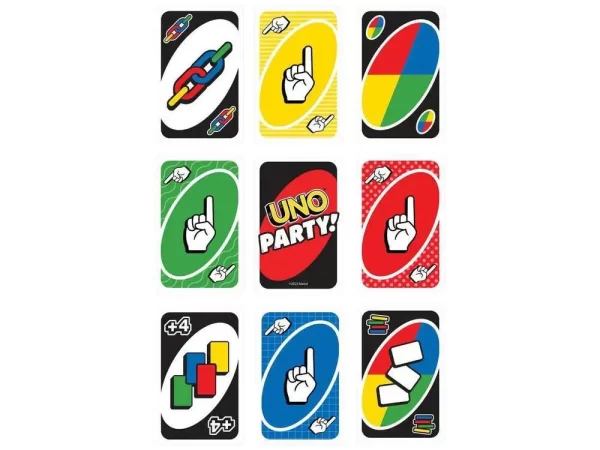 Jogo UNO Party! Mattel 224 Cartas - Imagem 4
