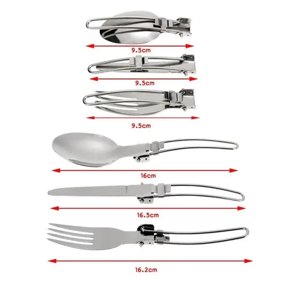 Kit de panelas de acampamento com fogão conjunto de cozinha ao ar livre panela de viagem utensílios de cozinha caminhadas piquenique churrasco - Imagem 6