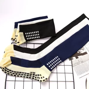 Meias de Futebol Antiderrapantes de Cano Alto