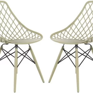 Jogo de Cadeiras de Polipropileno Empório Tiffany Kaila