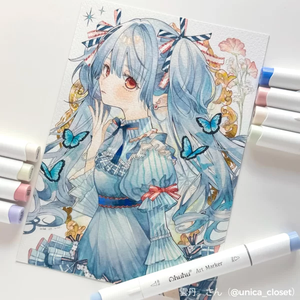 Ohuhu honolulu 48 cores marcador caneta conjunto marcadores de arte álcool recarregável dicas duplas esboçar desenho mangá material escolar arte - Imagem 2