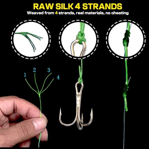 JOF-4 Strands Linha De Pesca Trançada, Multifilament, 300m, 500m, 1000m Carpa, Fio Japonês, Acessórios De Pesca - Imagem 5