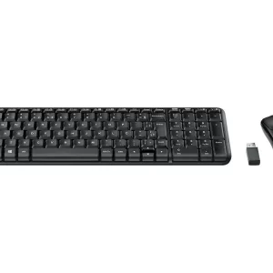 Kit Teclado e Mouse Sem Fio Logitech MK220