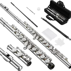 Flauta Chave C de Célula Fechada 16 para Iniciantes e Avançados