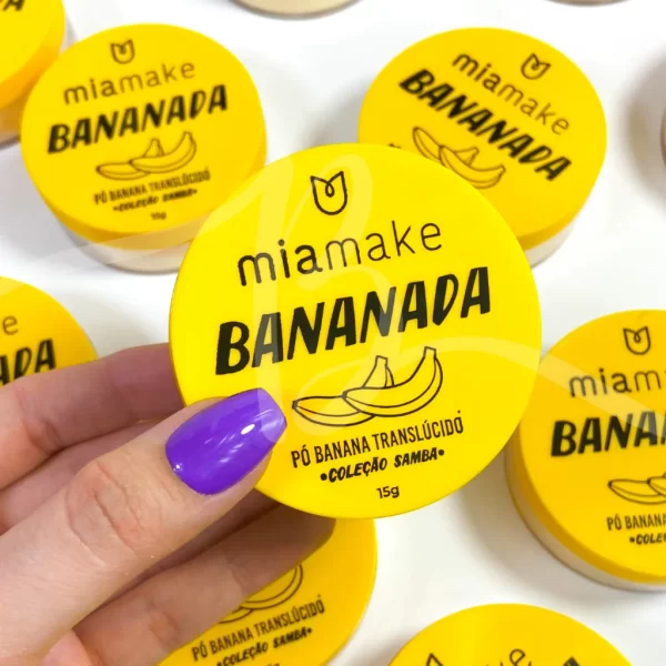 Pó Banana Translúcido Coleção Samba Mia Make 15g - Imagem 2