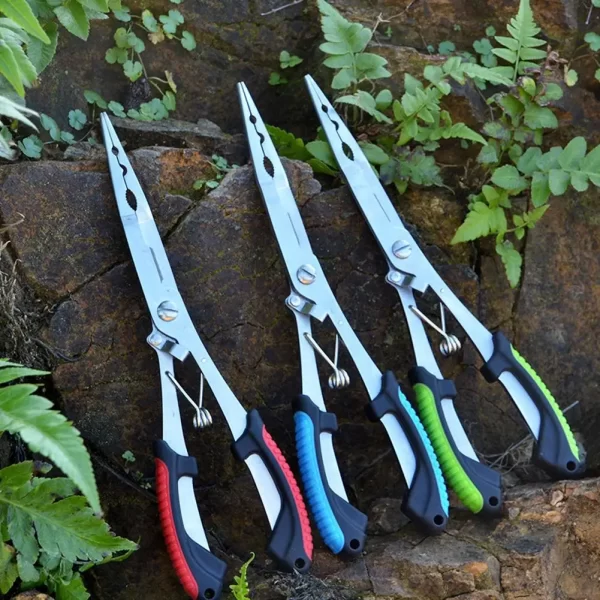Alicador Multi-Funcional Linha de Pesca, Alicador de Peixe, Ergonomia, Antiderrapante, Alta Resistência, Ganchos Amarrados, Equipamento de Pesca, Linha de Pesca