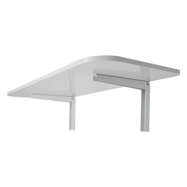 Mesa Mdp Suspensa Dobrável Retrátil Branca 100X41Cm - Imagem 3