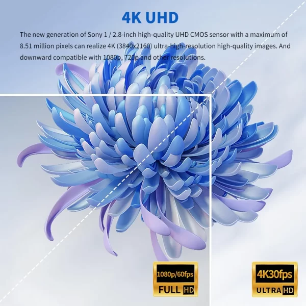 4k/30fps ptz hdmi usb lan câmera 20x zoom óptico ai-auto rastreamento câmera de conferência ptz vídeo para reunião de igreja suporte poe - Imagem 2
