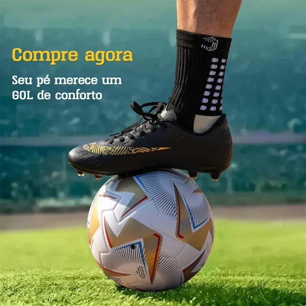 Meias de futebol de cano médio, Meias esportivas masculinas, Meias grossas de treino, Meias de ciclismo confortáveis, 5 Pares - Imagem 6