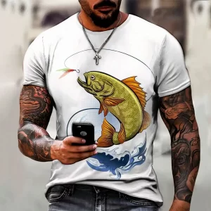 Camiseta Pescaria Peixe Anzol Mar Rio