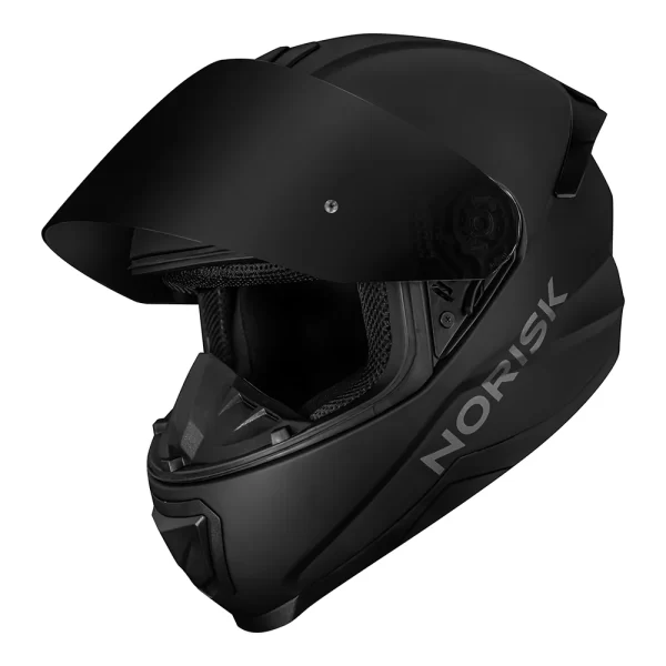 Capacete Norisk Razor Solid Edition Fosco + Viseira Fumê + Spoiler - Imagem 3