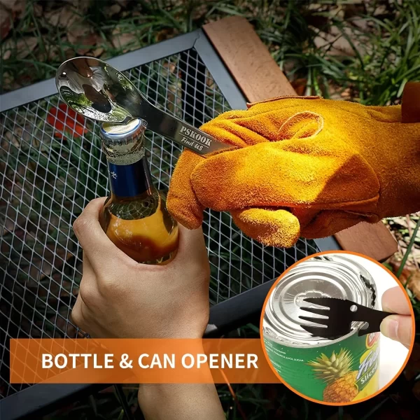 Ferramenta de Sobrevivência 5 em 1 para Camping Outdoor - Imagem 5
