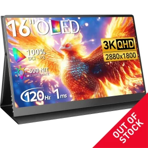 Monitor Portátil UPERFECT 16" 3K OLED 120Hz