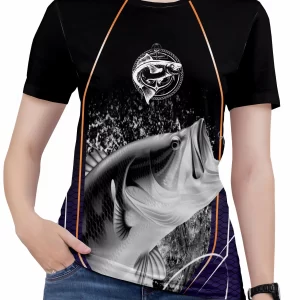 Camiseta Feminina Pesca Proteção UV50 Manga Curta