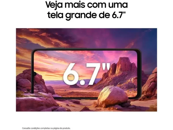 Smartphone Samsung Galaxy A06 128GB 4GB RAM Branco 6,7" Câm. Dupla + Selfie 8MP - Imagem 5