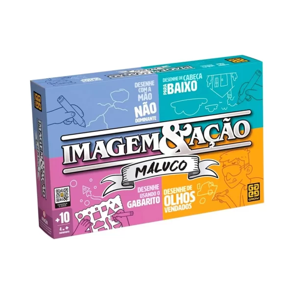 Jogo de Tabuleiro Imagem & Ação Maluco Grow - 04694