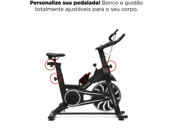 BIKE SPINNING 3.0 BLACK - Imagem 3