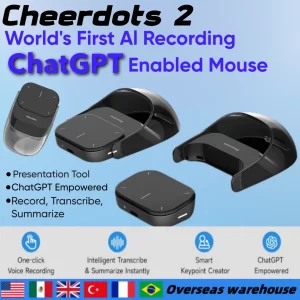 Cheerdots 2 Mouse Sem Fio com Gravação AI