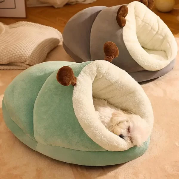 Saco de dormir para gatos, saco de dormir reforçado para animais de estimação, casa de inverno para gatos, multiuso, ninho de caverna quente, macio, casa interna para gatos pequenos