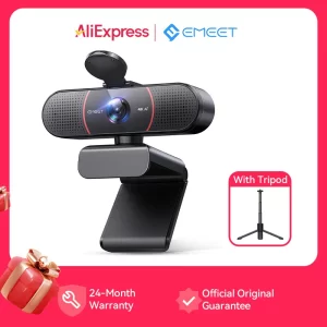 Webcam 4K Autofoco EMEET C960 com Microfones
