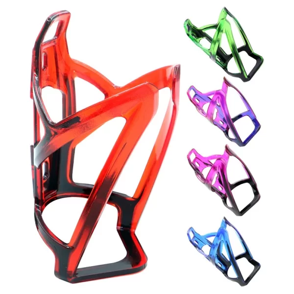 Suporte de chaleira de bicicleta, suporte de copo de cor dupla, equipamento de acessórios de ciclismo, suporte de copo de mountain bike de bicicleta
