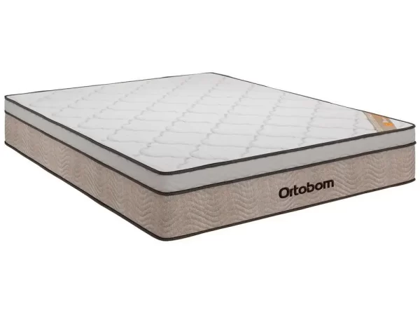 Colchão Queen Ortobom de Molas Ensacadas 30x158x198cm New Ortotech