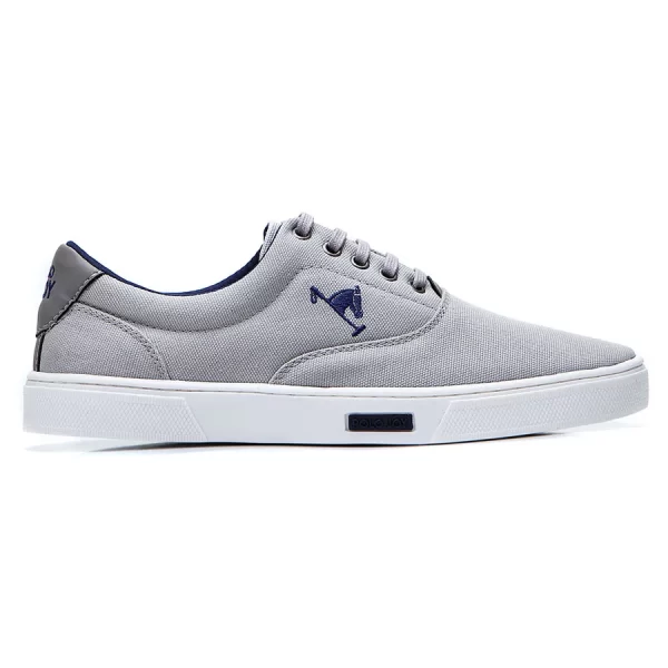 Sapatênis Masculino Casual Urbano Cinza Polo Joy 020 - Imagem 2