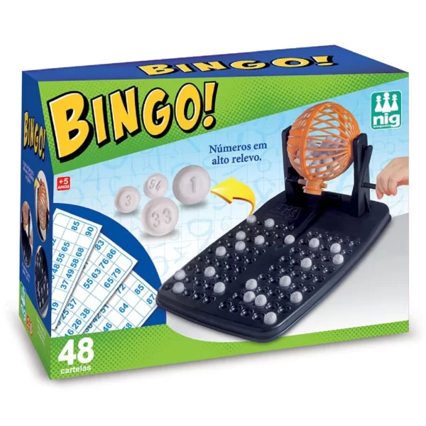 Jogo Bingo Nig Brinquedos com 48 Cartelas - Imagem 5