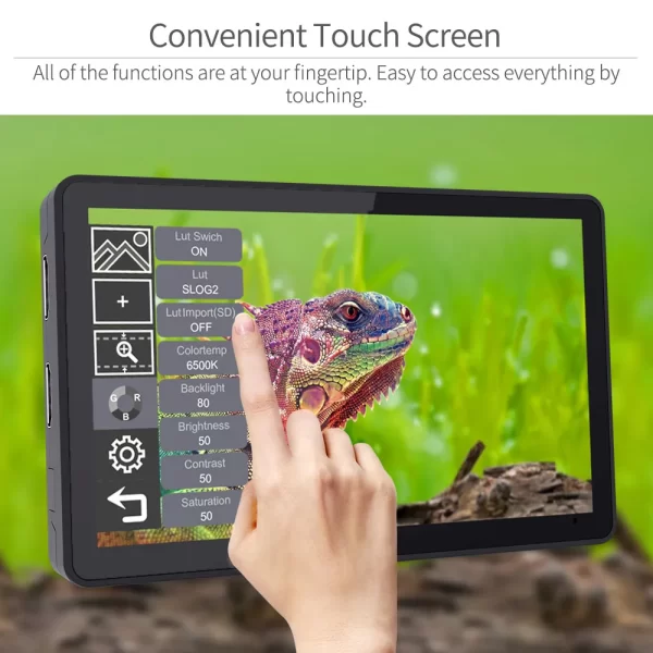 FEELWORLD 6 Polegada F6 PLUS V2 Câmera DSLR Monitor de Campo 3D LUT Tela Sensível Ao Toque IPS FHD 1920x1080 Suporte de Assistência de Foco de Vídeo 4K HDMI - Imagem 4