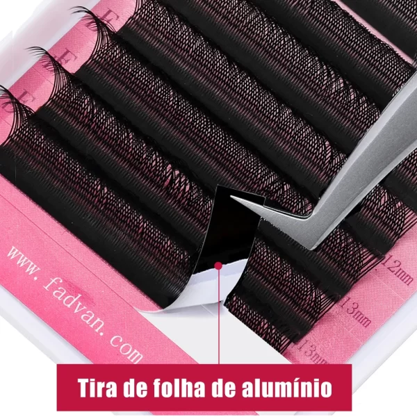 FADVAN YY/3D/4D/5D/6D/8D W Forma Cílios 30 PCS Natural Macio Cílios Profissionais Envio Desde Brasil - Imagem 5