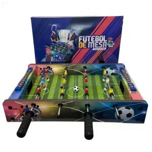 Futebol de Mesa Pebolim Totó com Bolas e Placar de Gols - Brava